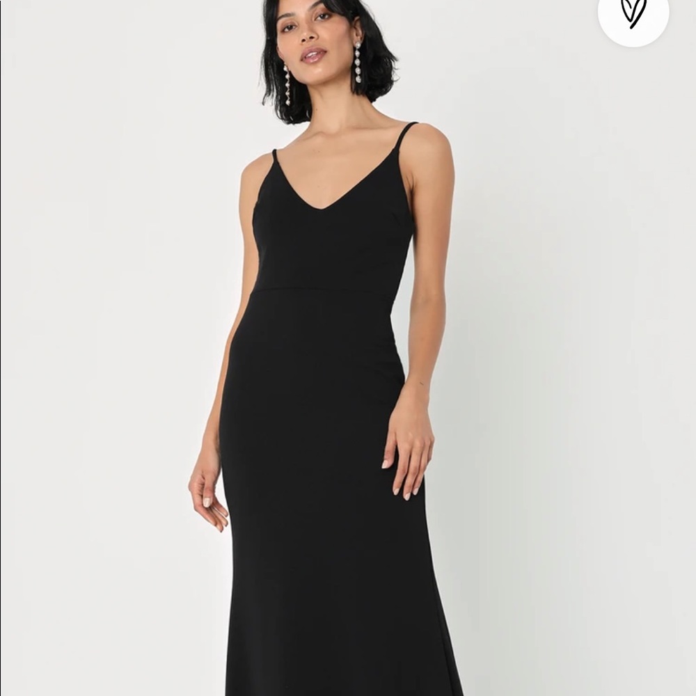 Lulus Infinite Glory Black Maxi Dress